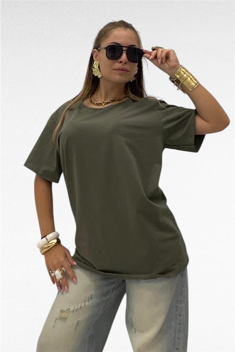 maglia over mezza manica girocollo